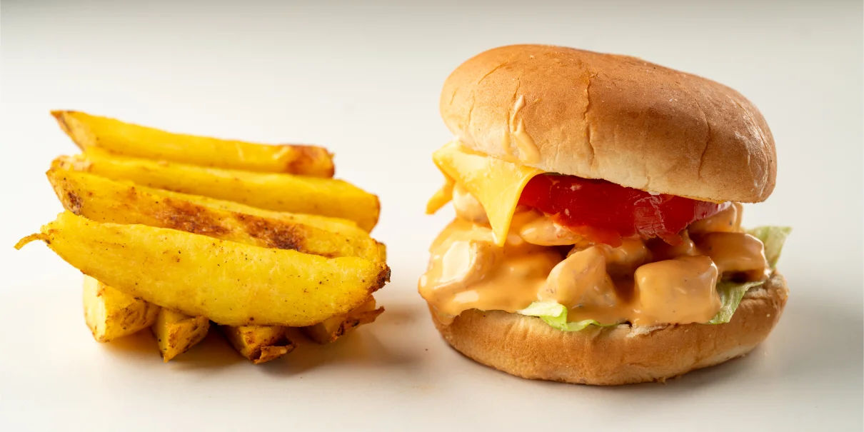 Dynamite Shrimp Burger