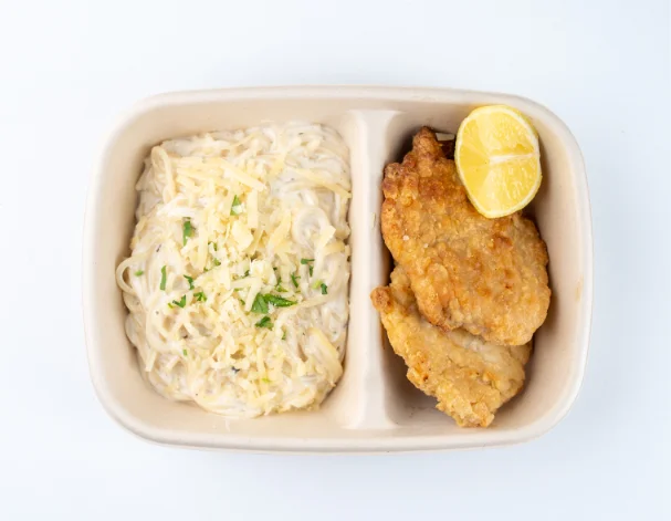 Lemon Crusted Spaghetti