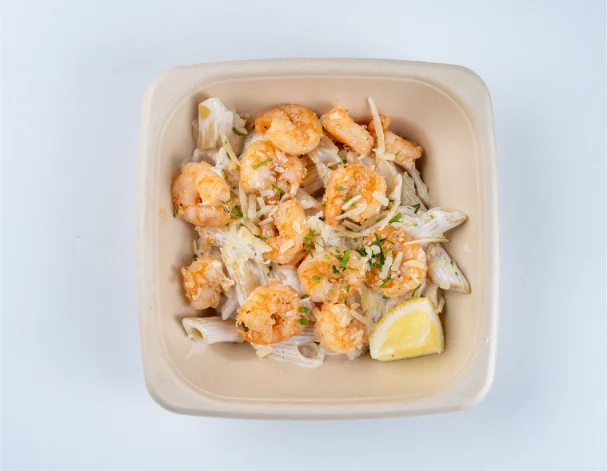 Shrimp Pasta White Sauce